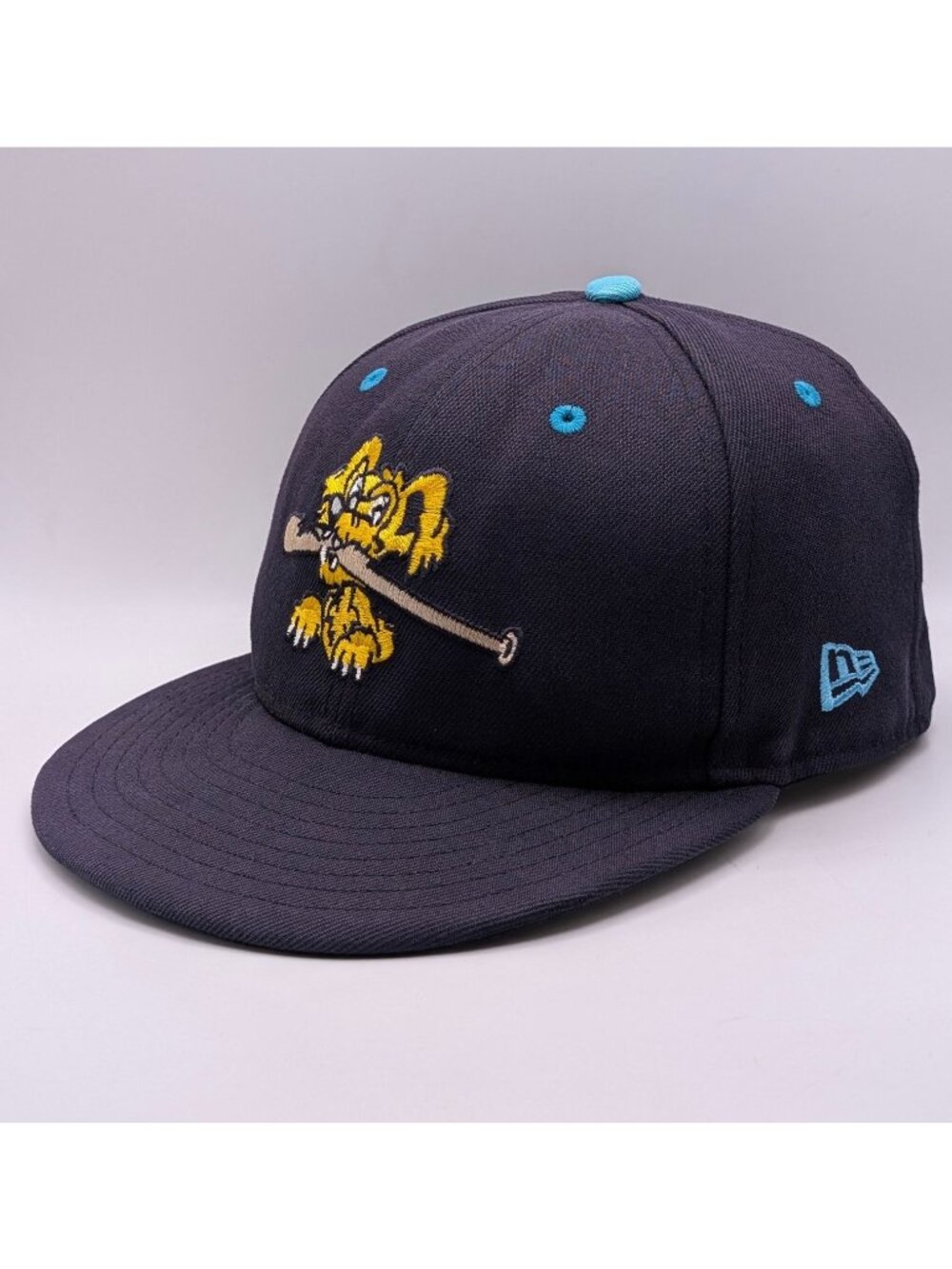 Charleston RiverDogs New Era Hat Fitted 7 1/4 Navy Blue Minors MiLB Baseball